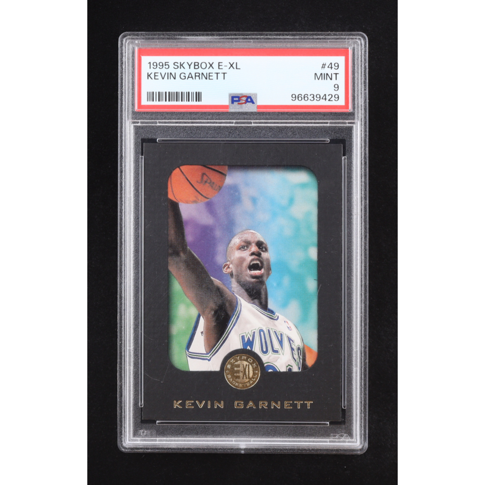 Kevin Garnett 1995-96 E-XL #49 RC (PSA 9) at PristineAuction.com