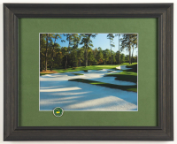 Augusta National Golf Course Custom Framed Photo Display with Masters Pin at PristineAuction.com