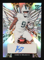 Kenneth Walker III 2022 Leaf Valiant Autographs Leopard #BAKW1 RC #4/5 at PristineAuction.com