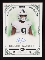 Kenneth Walker III 2022 Onyx On-Card Autographs #VAKW RC at PristineAuction.com