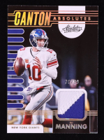 Eli Manning 2023 Absolute Canton Absolutes Jerseys Gold #4 #78/99 at PristineAuction.com