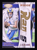 Matthew Stafford 2023 Certified Piece of the Game Gold #35 #10/25 at PristineAuction.com