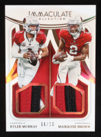 Kyler Murray / Marquise Brown 2022 Immaculate Collection Immaculate Dual Jerseys Prime Gold #21 #06/10 at PristineAuction.com
