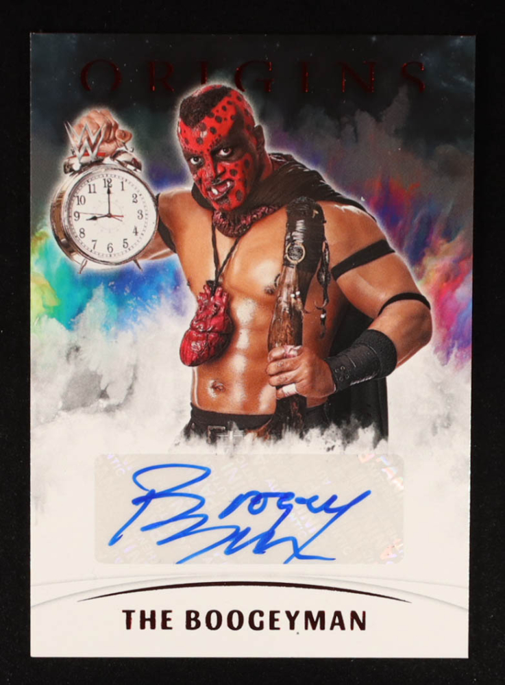 The Boogeyman 2022 Panini Chronicles WWE Origins Autographs Red #OABGM