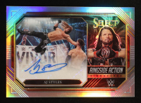 AJ Styles 2023 Select WWE Ringside Action Signatures #RAAJS at PristineAuction.com