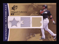 Miguel Cabrera 2008 SPx Winning Materials Dual Position 20 #MC #13/20 at PristineAuction.com