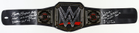 WWE Replica Heavyweight Championship Belt Signed By (5) with Wendi Richter, Ricky Steamboat, Jimmy Hart, Brutus Beefcake, and KoKo B. Ware with Hall of Fame Inscriptions (JSA) at PristineAuction.com