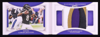 Lamar Jackson 2020 Panini National Treasures Treasured Patch Booklets #3 #7/10 at PristineAuction.com