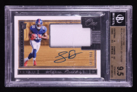 Saquon Barkley 2018 Panini One #5 Jersey Autograph RC #96/199 (BGS 9.5 | Autograph Graded BGS 10) at PristineAuction.com