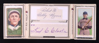Bobby Byrne / Fred Clarke 2021 Historic Autographs Originals Triple Folder #NNO at PristineAuction.com