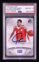 Giannis Antetokounmpo Signed 2013-14 SP Authentic #36 RC (PSA | Autograph Graded PSA 10) at PristineAuction.com