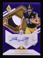 Pat Freiermuth 2021 Panini Phoenix Rookie Premiere Jersey Autographs Blue Prime #17 #15/50 RC at PristineAuction.com