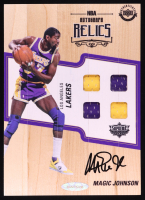 Magic Johnson 2016-17 Upper Deck Supreme Hard Court NBA Autograph Relics #ARJO at PristineAuction.com