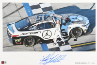 Tyler Reddick Signed LE "2024 Geico 500 Victory" 12x18 Print (PA) at PristineAuction.com