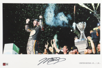 Martin Truex Jr. Signed LE "2017 NASCAR Champion" 12x18 Print (PA) at PristineAuction.com