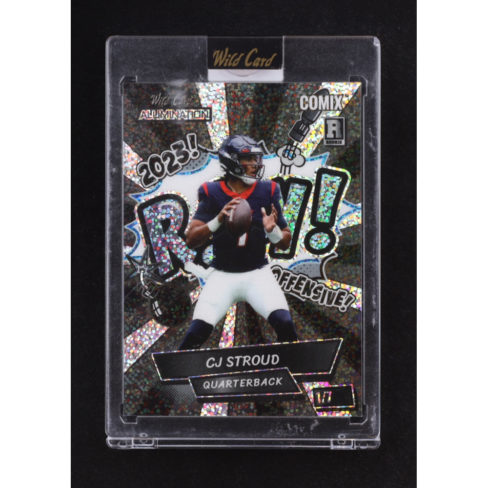 CJ Stroud 2023 Alumination Wild Card Comix #ACWRY-CS2 #1/7 RC at PristineAuction.com