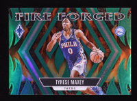 Tyrese Maxey 2023-24 Panini Phoenix Fire Forged Green #5 #2/5 at PristineAuction.com