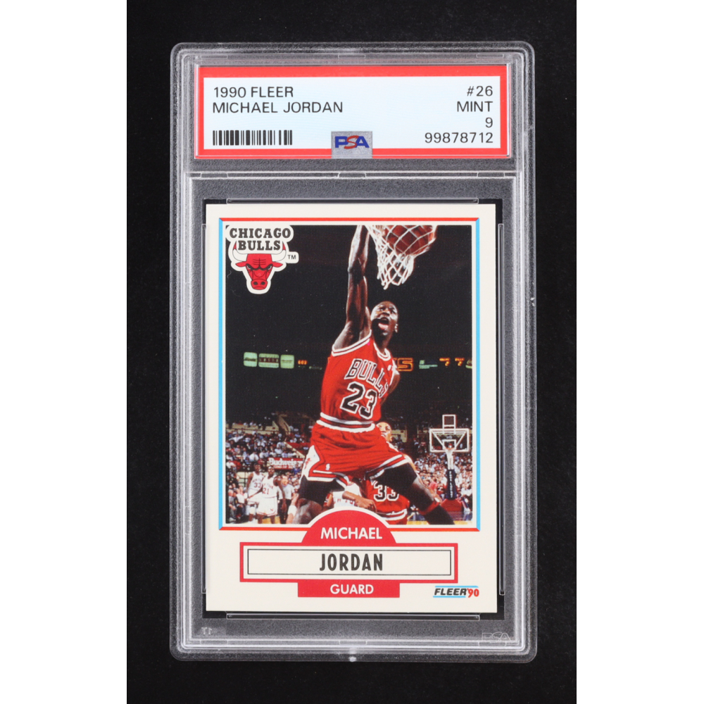 Michael Jordan 1990-91 Fleer #26 (PSA 9) at PristineAuction.com Michael Jordan 1990-91 Fleer #26 (PSA 9) at PristineAuction.com