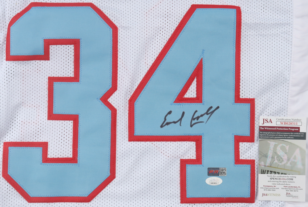 Earl Campbell Signed Jersey (JSA) at PristineAuction.com Earl Campbell Signed Jersey (JSA) at PristineAuction.com