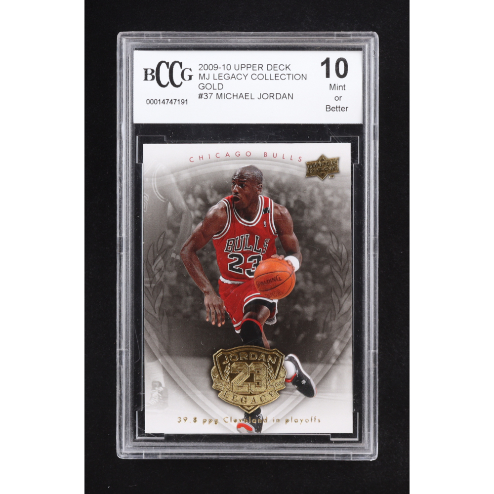 Michael Jordan 2009-10 Upper Deck Michael Jordan Legacy Collection Gold #37 (BCCG 10) at PristineAuction.com