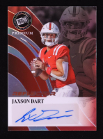Jaxson Dart 2024 Press Pass Premium Retro Autographs Reflector Prismatic Red #RAJD2 RC #5/5 at PristineAuction.com