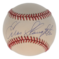 Enos Slaughter Signed ONL Baseball (PSA) at PristineAuction.com