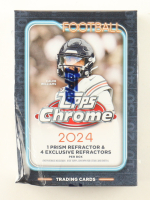 2024 Topps Chrome Football Blaster Box With (7) Packs at PristineAuction.com