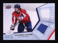 Alexander Ovechkin 2008-09 Upper Deck Ice Frozen Fabrics Parallel #FFOV #10/100 at PristineAuction.com