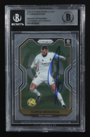Karim Benzema Signed 2020-21 Panini Prizm La Liga #1 (Beckett) at PristineAuction.com