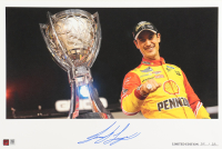 Joey Logano Signed LE "2022 NASCAR Champion" 12x18 Print (PA) at PristineAuction.com