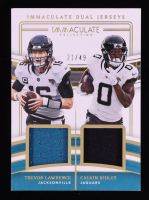 Trevor Lawrence / Calvin Ridley 2023 Immaculate Collection Immaculate Dual Jerseys #3 #21/49 at PristineAuction.com
