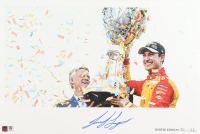 Joey Logano Signed LE "2022 NASCAR Champion" 12x18 Print (PA) at PristineAuction.com