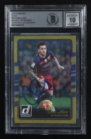 Dani Alves Signed 2016 Donruss Gold #24 (Beckett) at PristineAuction.com