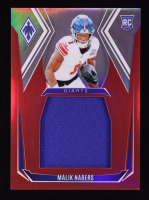 Malik Nabers 2024 Panini Phoenix Pandora Patches Red #4 #37/99 RC at PristineAuction.com