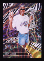 Lisa Leslie 2024 Select WNBA Zebra Prizms #249 at PristineAuction.com