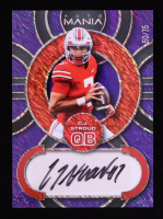 CJ Stroud 2022 Wild Card Auto Mania Shimmer Purple #AMC85 RC #50/75 at PristineAuction.com