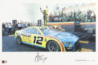 Ryan Blaney Signed LE "2023 NASCAR Champion" 12x18 Print (PA) at PristineAuction.com
