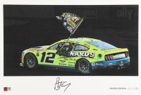 Ryan Blaney Signed LE "2023 NASCAR Champion" 12x18 Print (PA) at PristineAuction.com