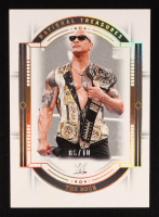 The Rock 2024 Panini National Treasures WWE Holo Gold #51 #06/10 at PristineAuction.com