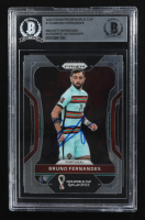Bruno Fernandes Signed 2022 Panini Prizm World Cup #174 (Beckett) at PristineAuction.com