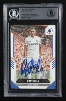 Raphinha Signed 2021-22 Score Premier League #137 (Beckett) at PristineAuction.com