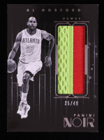 Al Horford 2015-16 Panini Noir Jumbo Materials Prime #16 #35/49 at PristineAuction.com