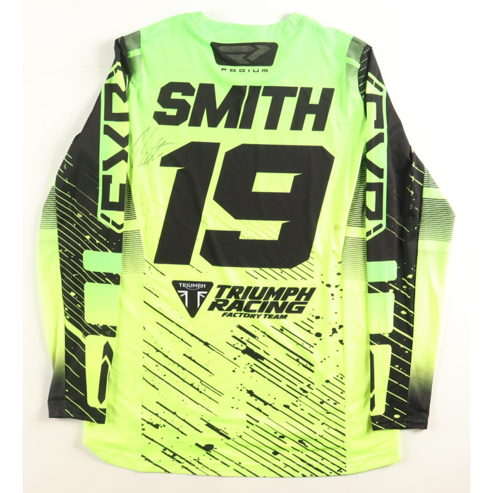 Jordon Smith Signed Authentic Race Issued Triumph Racing Motorcross Jersey (PA) at PristineAuction.com