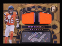 Troy Franklin 2024 Panini Gold Standard Rookie Jersey Autographs Double #13 #111/149 RC at PristineAuction.com