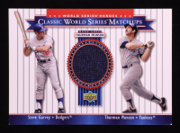 Thurman Munson / Steve Garvey 2002 Upper Deck World Series Heroes Classic Match-Ups Memorabilia #MU78 at PristineAuction.com