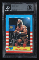 Hulk Hogan Signed 1987 Topps WWF #3 (Beckett) at PristineAuction.com