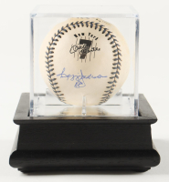 Reggie Jackson Signed OAL Mickey Mantle Logo Baseball with Display Case (Beckett) at PristineAuction.com