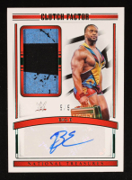 Big E 2024 Panini National Treasures WWE Clutch Factor Signatures Emerald #15 #5/5 at PristineAuction.com