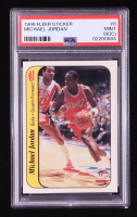 Michael Jordan 1986-87 Fleer Stickers #8 RC (PSA 9) (OC) at PristineAuction.com
