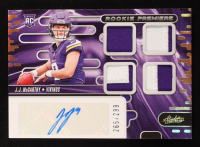 JJ McCarthy 2024 Absolute Rookie Premiere Materials Autographs Quad #202 #265/299 RC at PristineAuction.com